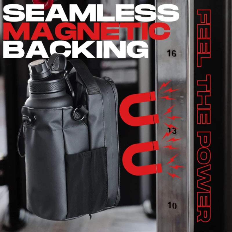 Amazon Fitness Magnetic Water Bottle Bag Fitness Bag Multifunctional Shoulder Crossbody Bag Membrane Sports Bag Ready In Stock