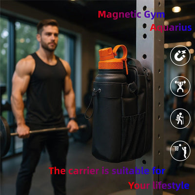 Gym Magnetic Bottle Holder Bag – Keep Your Essentials Secure While You Train