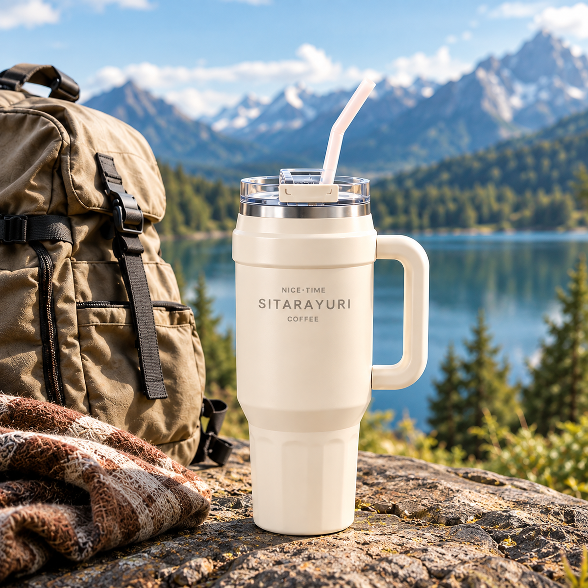 BOTELUXE insulated tumbler for outdoor travel